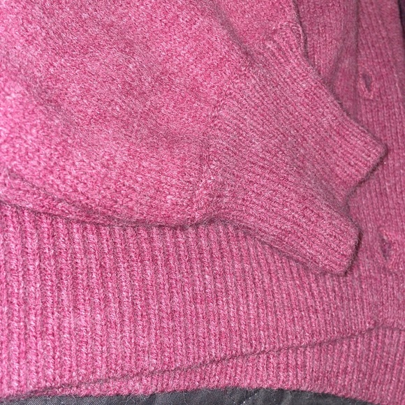 NWT— &MERCI |  Fringed Sleeve cardigan size | large - Picture 9 of 10